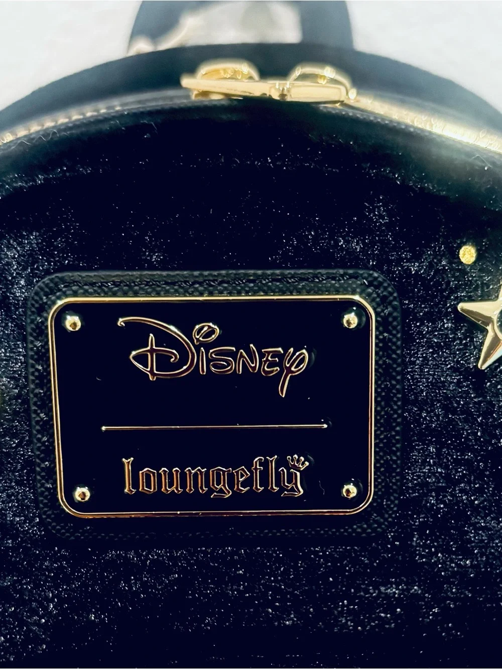 Loungefly Disney Tinker Bell Pixie Dust Velvet Mini Backpack